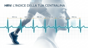 HRV, l'indice della tua centralina: tracciato della frequenza cardiaca di un atleta in corsa
